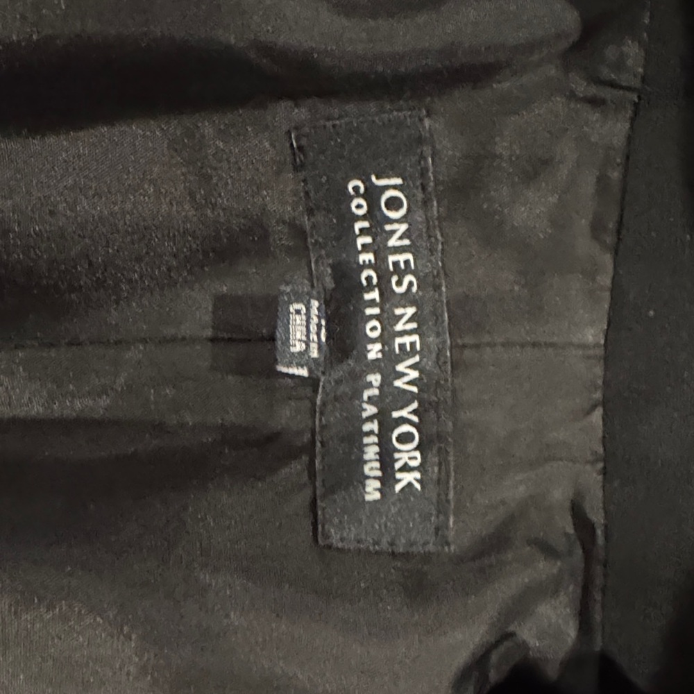 Jones New York Classic Black Outerwear